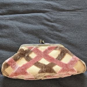 Glenda Gies snap tip coin purse, velvet
